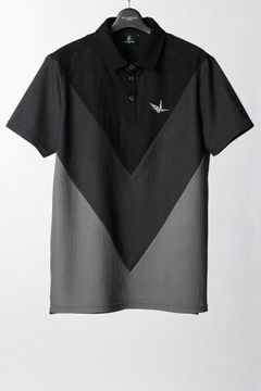 113 GOLF S/S POLO VICTORY SWITCH | ポロシャツ | ブラック | メンズ | ゴルフウェア