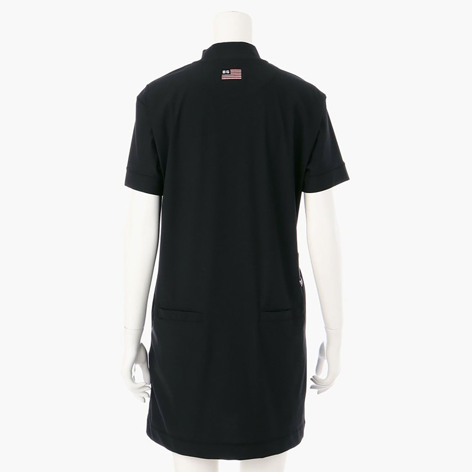 WOMENS SIDE LOGO LINE HIGH NECK ONE PIECE | ワンピース | ブラック | レディース | ゴルフウェア