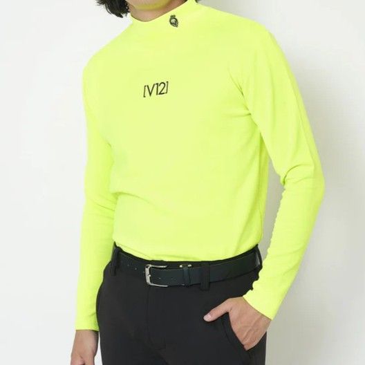 CENTER LOGO MOCK | Tシャツ | イエロー | メンズ | ゴルフウェア