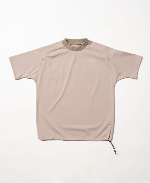 アロヘアモックネック S/S（LOCAL GOLFERS UNION） | モックネックシャツ | ベージュ | メンズ | ゴルフウェア