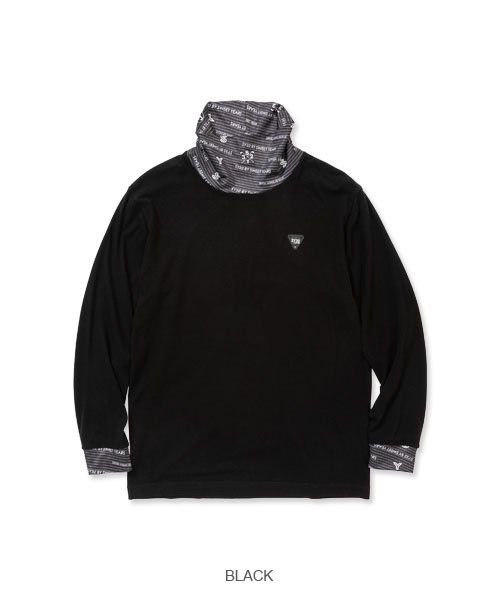 NECK GRAPHIC PREMIEREWARM SHIRTS | タートルネックシャツ | ブラック | メンズ | ゴルフウェア