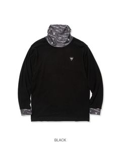 NECK GRAPHIC PREMIEREWARM SHIRTS | タートルネックシャツ | ブラック | メンズ | ゴルフウェア