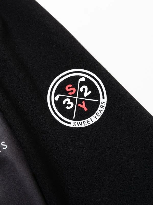 GRAPHIC SYG LOGO MOCK | モックネックシャツ | ブラック | メンズ | ゴルフウェア