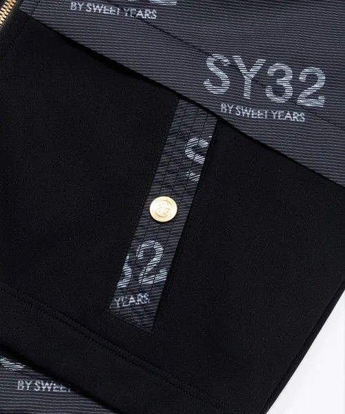 STRETCH GRAPHIC COMBI JACKET | ブルゾン | ブラック | レディース | ゴルフウェア