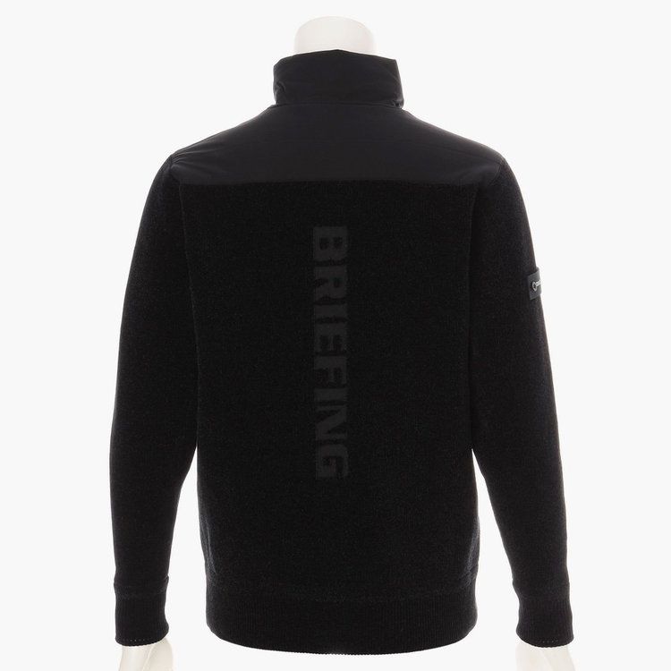 MEN'S WINDBLOCK MOLE YARN KNIT BLOUSON | ブルゾン | ブラック | メンズ | ゴルフウェア