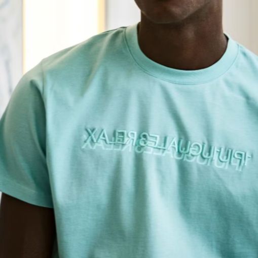 2重ロゴ半袖Tシャツ | Tシャツ | サックス | メンズ