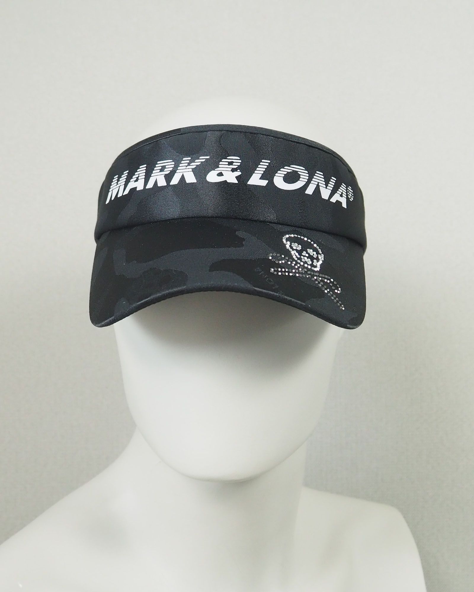 MARK&LONA - Gauge Jersey Camo Visor | バイザー | ブラック | ユニ