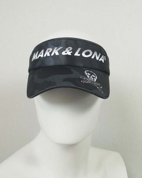 Gauge Jersey Camo Visor | バイザー | ブラック | ユニセックス | ゴルフウェア MLF-3A-FC14 MARK&LONA