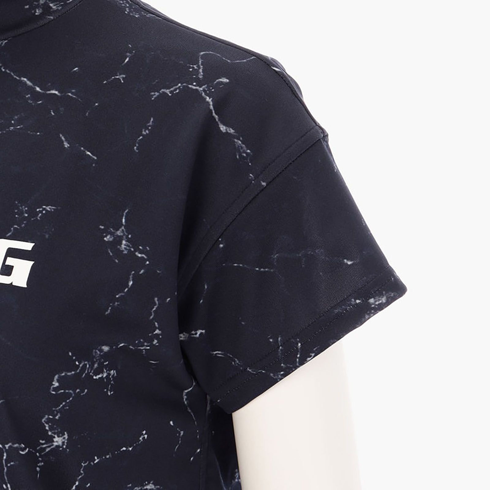 WOMENS TIE DYE HIGH NECK RELAXED FIT | モックネック | ネイビー | レディース | ゴルフウェア