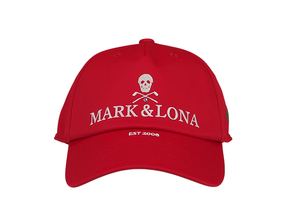 Iron Skull Crystal Accent Cap | キャップ | レッド | ユニセックス | ゴルフ
