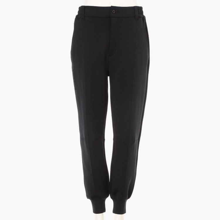 3D LOGO CREASED WIDE JOGGER PANTS | ロングパンツ | ブラック | レディース | ゴルフウェア