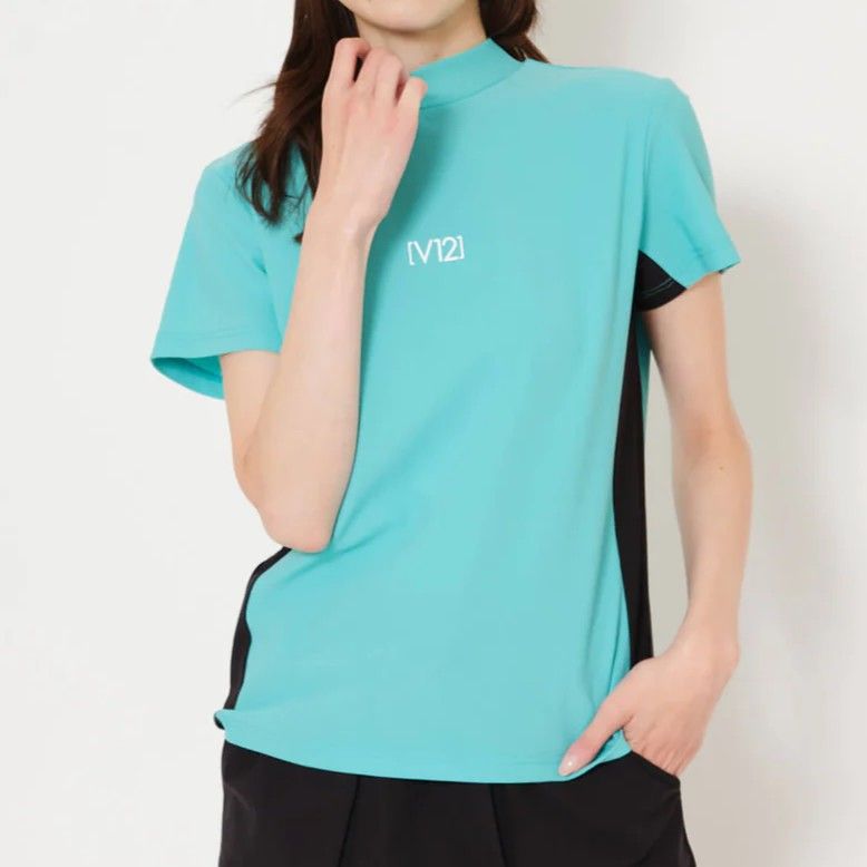 EXP MOCK | モックネックシャツ | ターコイズ | レディース | ゴルフウェア