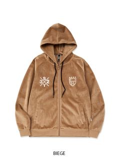 VELOUR 3 LAYER ZIP HOODIE  | ブルゾン | ベージュ | メンズ | ゴルフウェア
