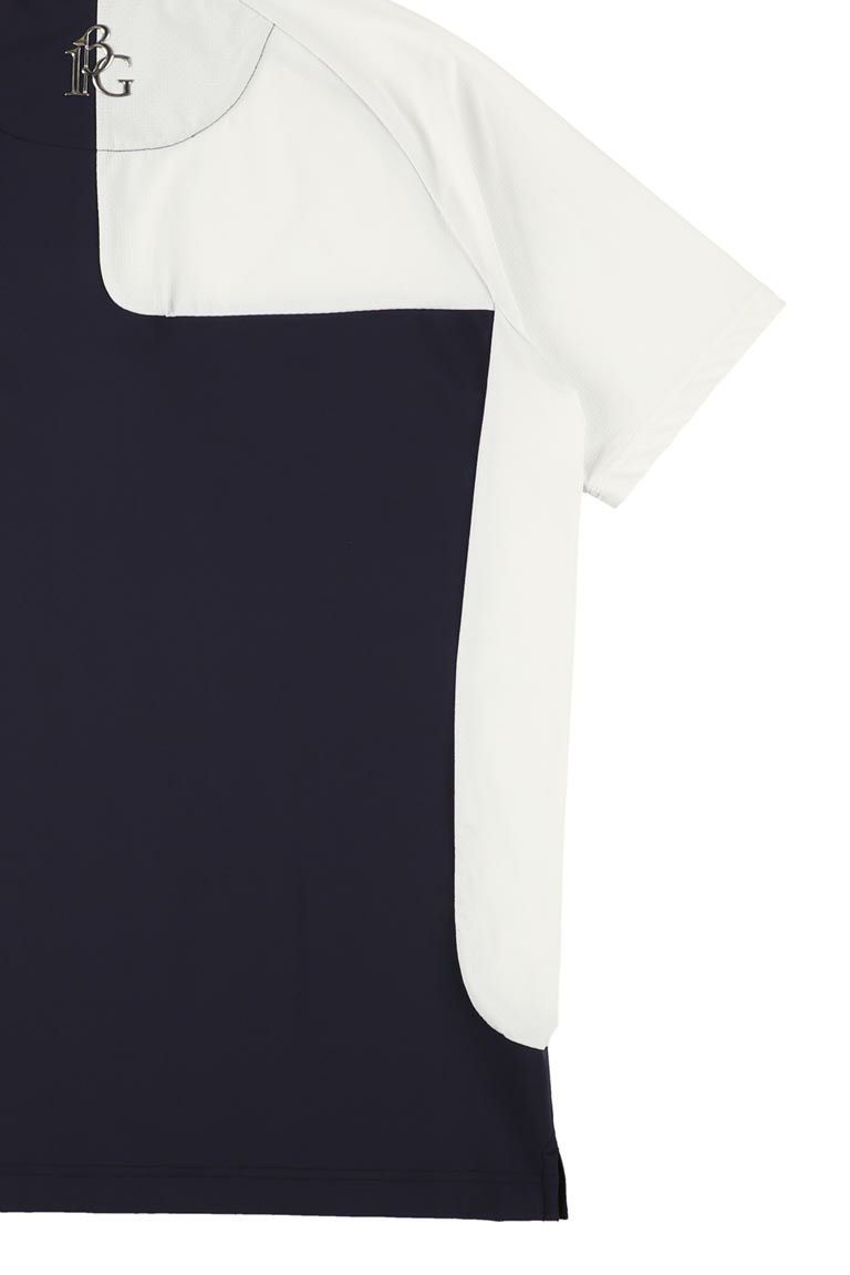 【2026年SS予約商品】BLADE POLO［NAVY］| モックネックシャツ | ネイビー | メンズ | ゴルフウェア