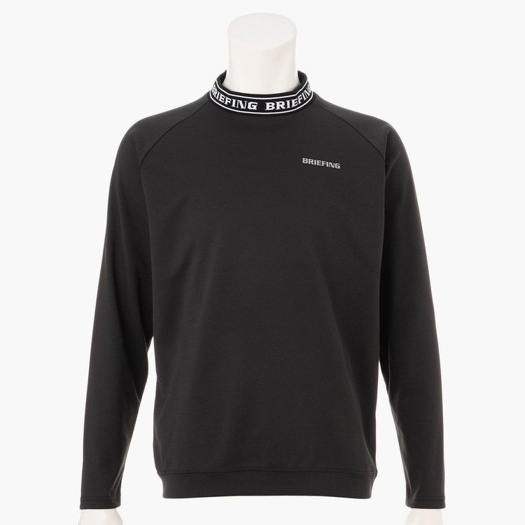 MEN’S NECK LOGO LS HIGHNECK（リラックスフィット） | Tシャツ | ブラック | メンズ | ゴルフウェア