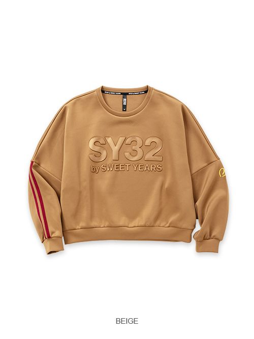 DOUBLE KNIT EMBOSS PULLOVER | プルオーバー | ベージュ | レディース | ゴルフウェア