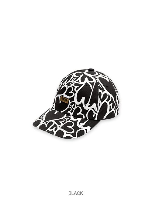 GRAPHIC CAP | キャップ | ブラック | ホワイト | ユニセックス | ゴルフウェア