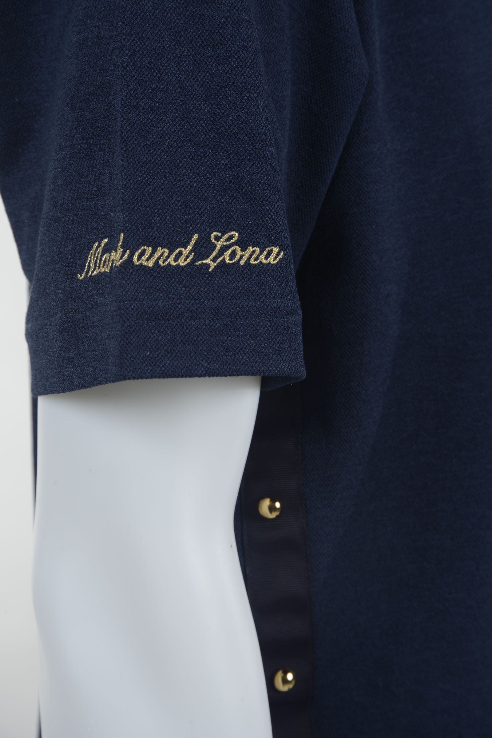 Prince Stud Polo | ポロシャツ | ネイビー | メンズ | ゴルフウェア