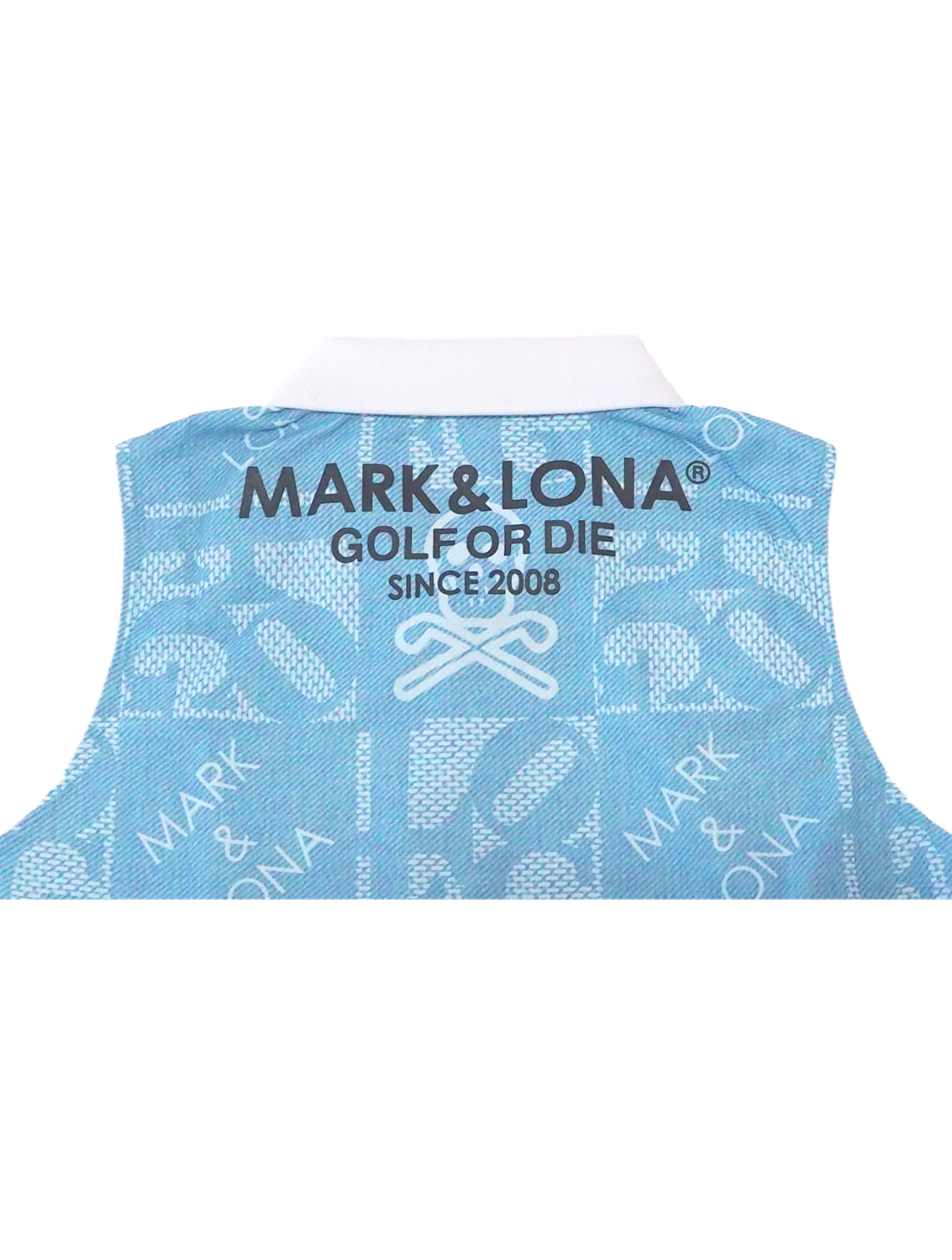 MARK&LONA FLOG Collar Polo 水色 レディース MARK&LONA - FLOG Collar Polo | ポロシャツ | ブラック