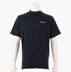 MENS BACK LOGO LINE HIGH NECK RELAXED FIT | ハイネックシャツ | ブラック | メンズ | ゴルフウェア