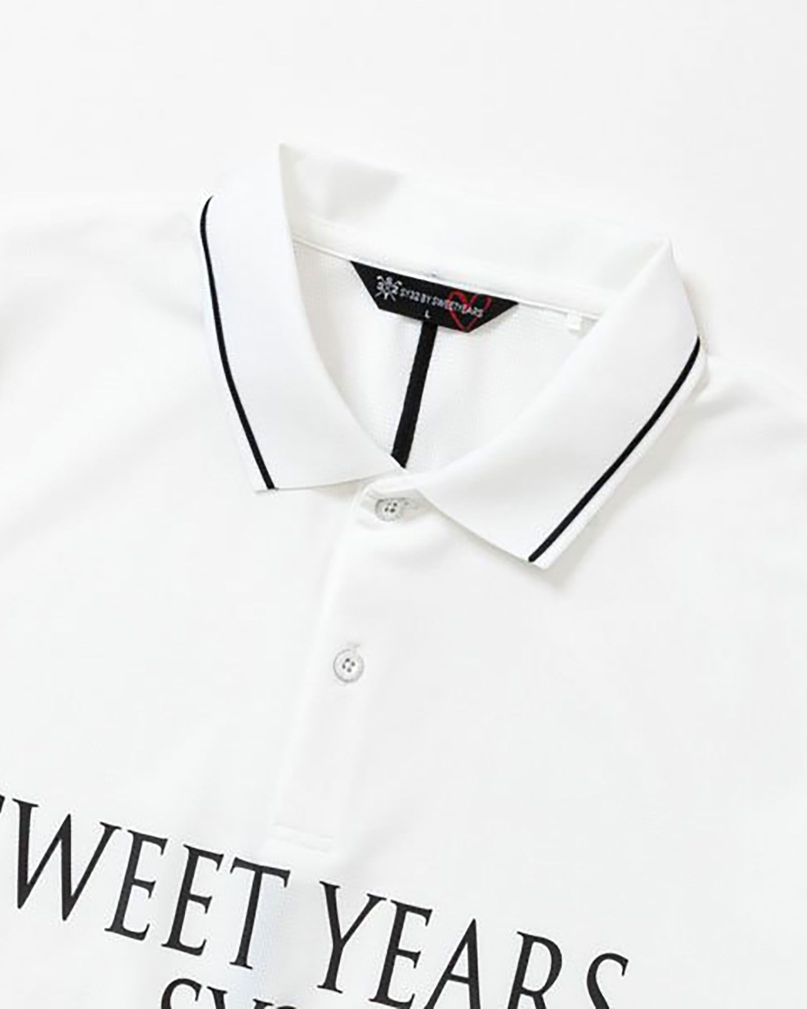 SY32 by SWEET YEARS - TECHNO FINE MESH POLO | ポロシャツ