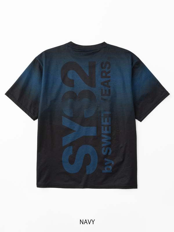 GRADATION BIG LOGO TEE | Tシャツ | ネイビー | メンズ