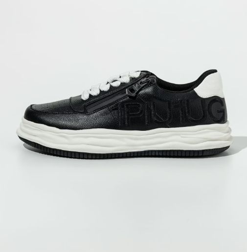 ボリュームソール刺繍ロゴスニーカー | シューズ | ブラック | ユニセックス