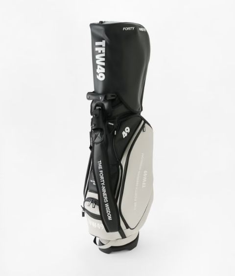 LEATER CADDIE BAG | キャディバッグ | BLKxGREIGE | ユニセックス | ゴルフ