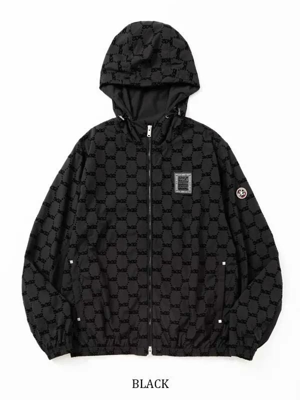 FLOCKY WOVEN STRECH ZIP HOODIE | ブルゾン | ブラック | メンズ | ゴルフウェア