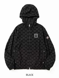 FLOCKY WOVEN STRECH ZIP HOODIE | ブルゾン | ブラック | メンズ | ゴルフウェア