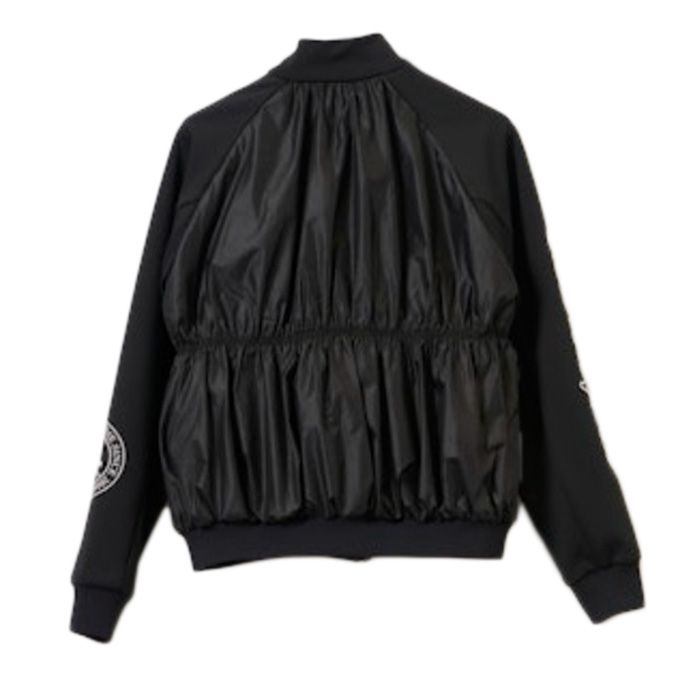 Lidi Shirred Insulated Zip-Up Jacket | ブルゾン | ブラック | レディース | ゴルフウェア