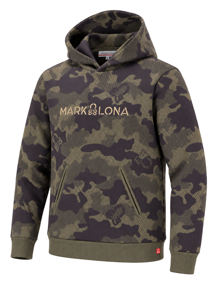 Mercury Camo Jacquard Knit Hoodie | セーター | フーディ | カーキ | メンズ | ゴルフウェア