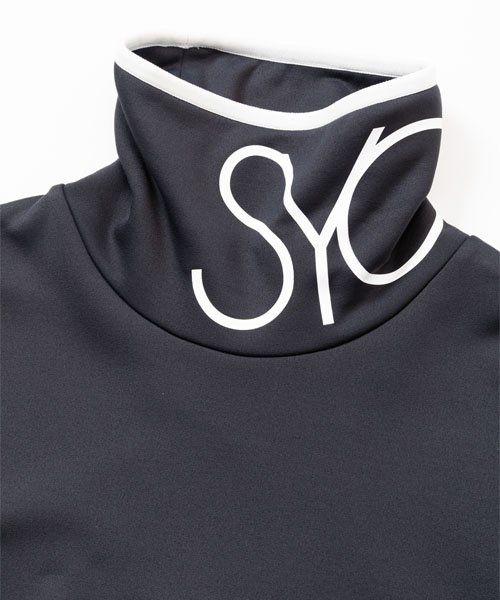 NECK LOGO HIGH NECK SHIRTS | ハイネックシャツ | ブラック | レディース | ゴルフウェア