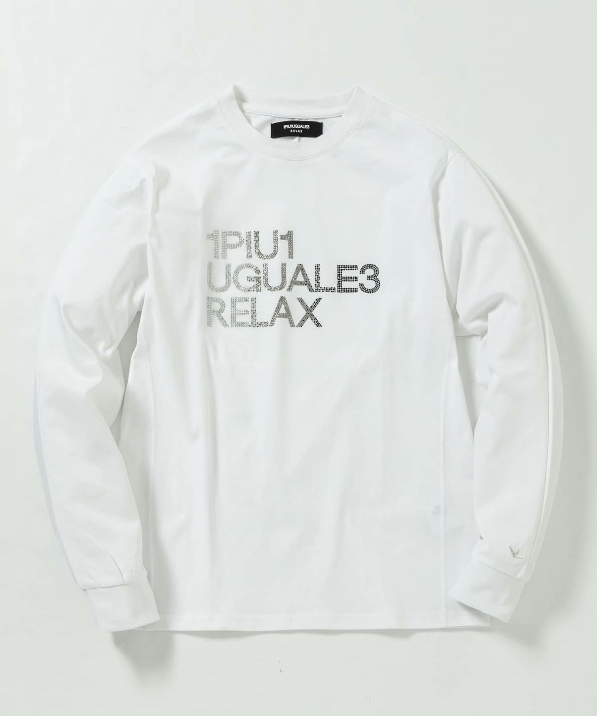 ラインストーンロゴロングTシャツ | Tシャツ | ホワイト | メンズ