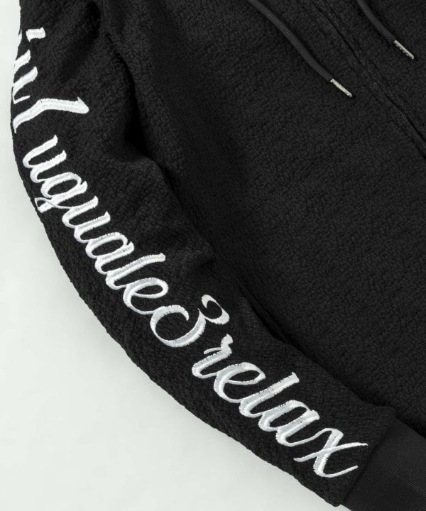 CREPEKNIT HOODIE | パーカー | ブラック | メンズ