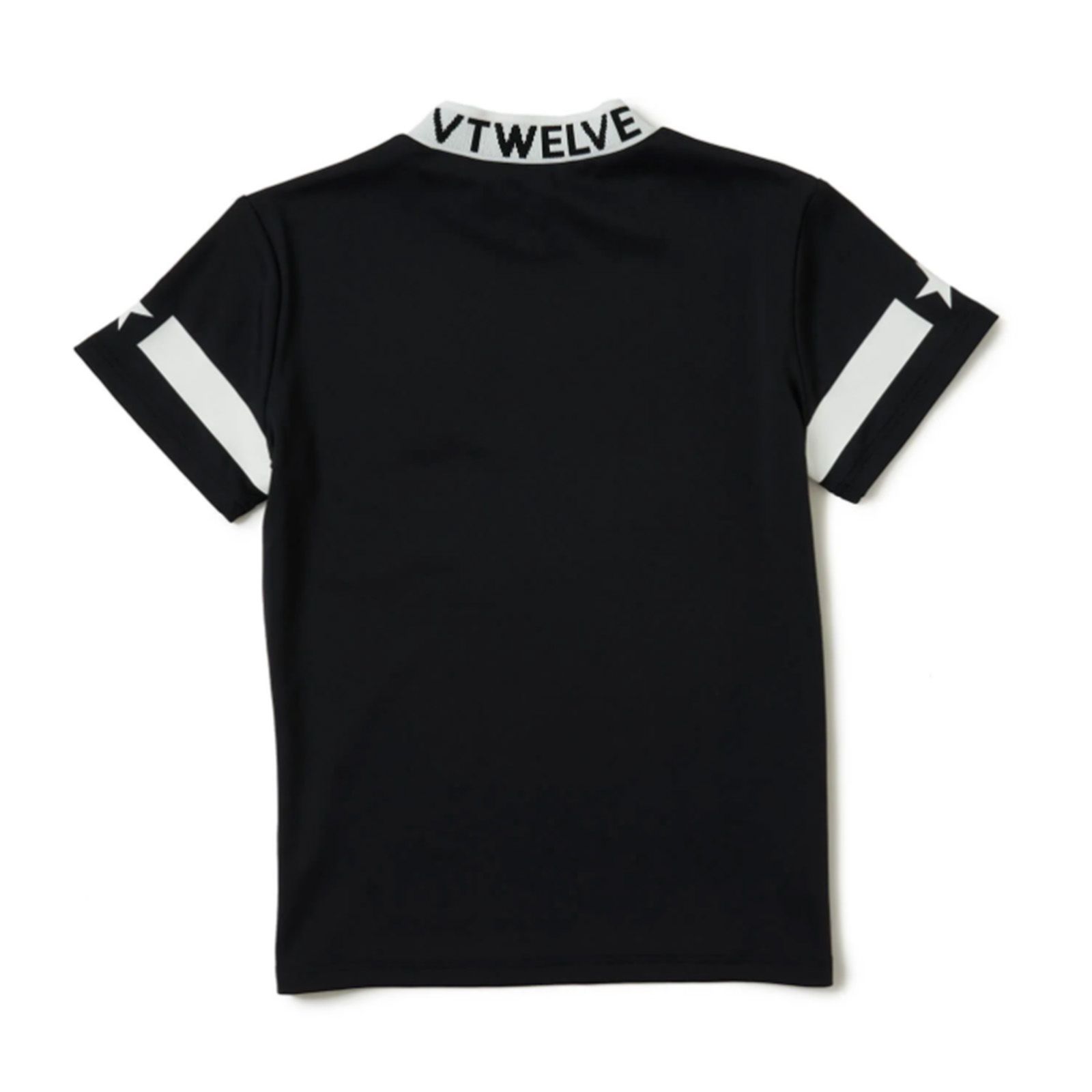 JACQUARD LOGO MOCK | ジャガード ロゴ モック | 半袖 Tシャツ | ブラック | レディース | ゴルフウェア