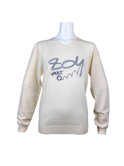 Vネックセーター | オフホワイト | レディース | ゴルフウェア