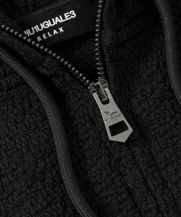 CREPEKNIT HOODIE | パーカー | ブラック | メンズ