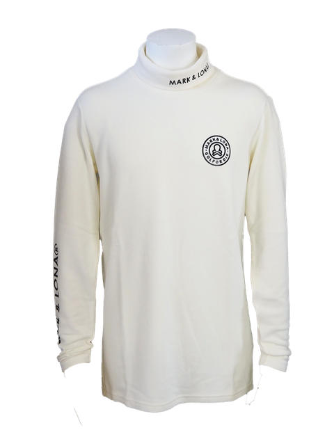 ICN Mock Neck Layer | Tシャツ | ホワイト | メンズ | ゴルフウェア