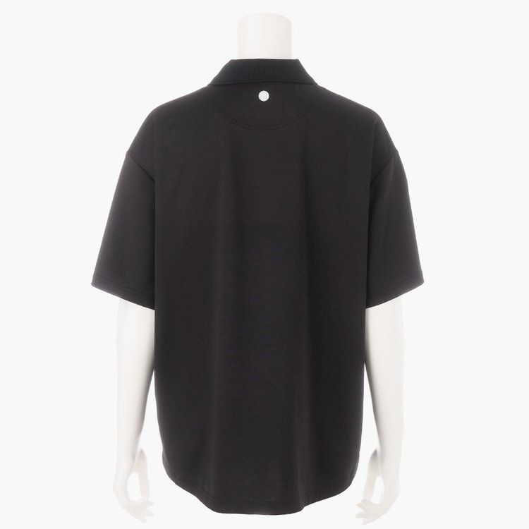 WOMENS SLEEVE LOGO POLO RELAXED FIT | ポロシャツ | ブラック | レディース | ゴルフウェア