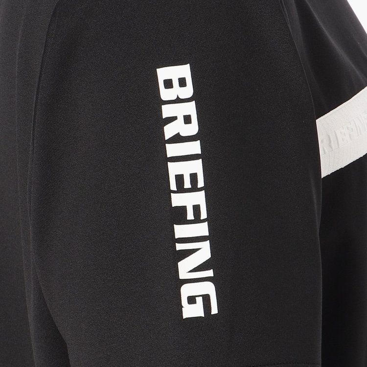 MENS SLEEVE LOGO HIGH NECK RELAXED FIT | ハイネックシャツ | ブラック | メンズ | ゴルフウェア