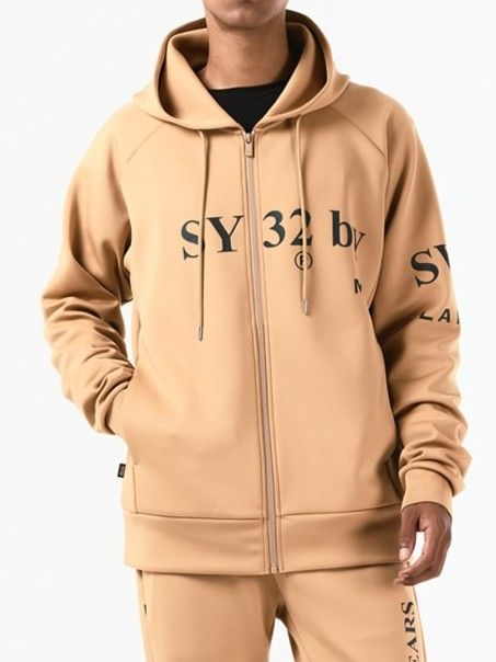 DOUBLEKNIT SEPARATE GRAPHIC ZIP HOODIE  | ブルゾン | ベージュ | メンズ | ゴルフウェア