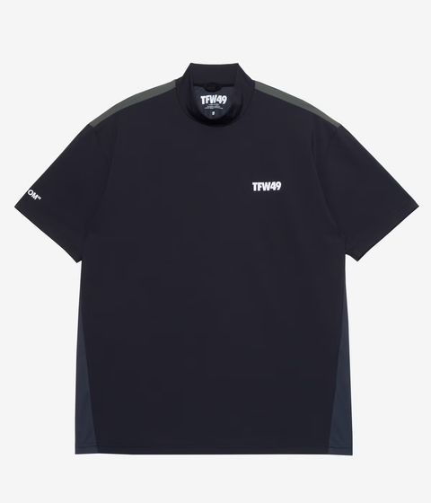 MOCK NECK TEE | Tシャツ | ブラック | メンズ | ゴルフウェア