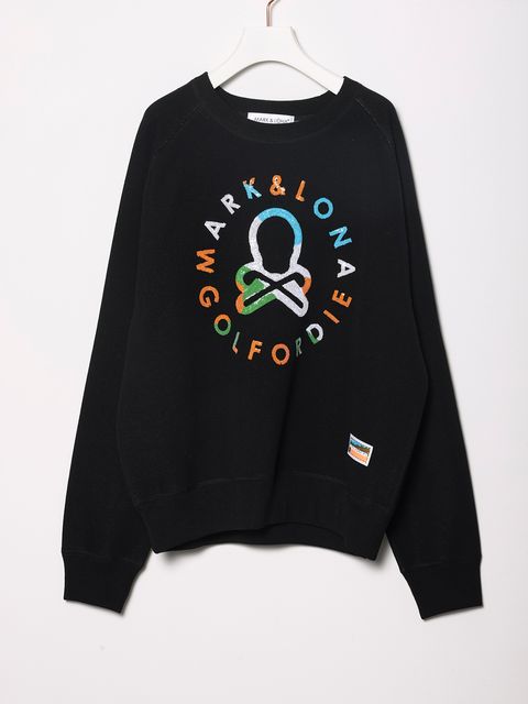 Ever Spangle Crew Sweater | クルーネックニット | セーター | ブラック | レディース | ゴルフウェア