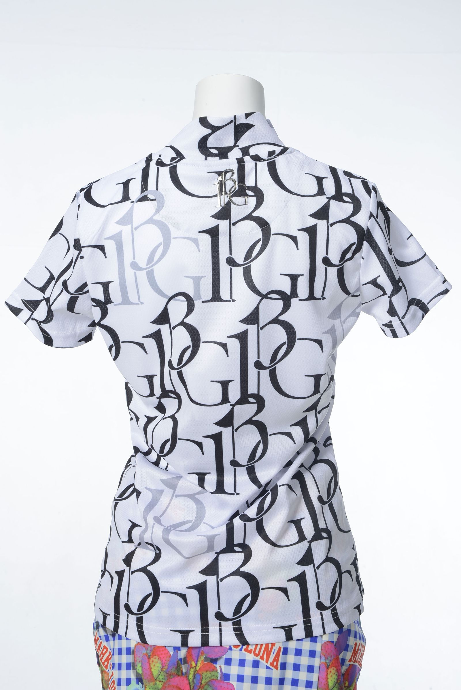 MOCK NECK 113G FULL MIX LOGO | モックネック | Tシャツ | ホワイト | レディース | ゴルフウェア