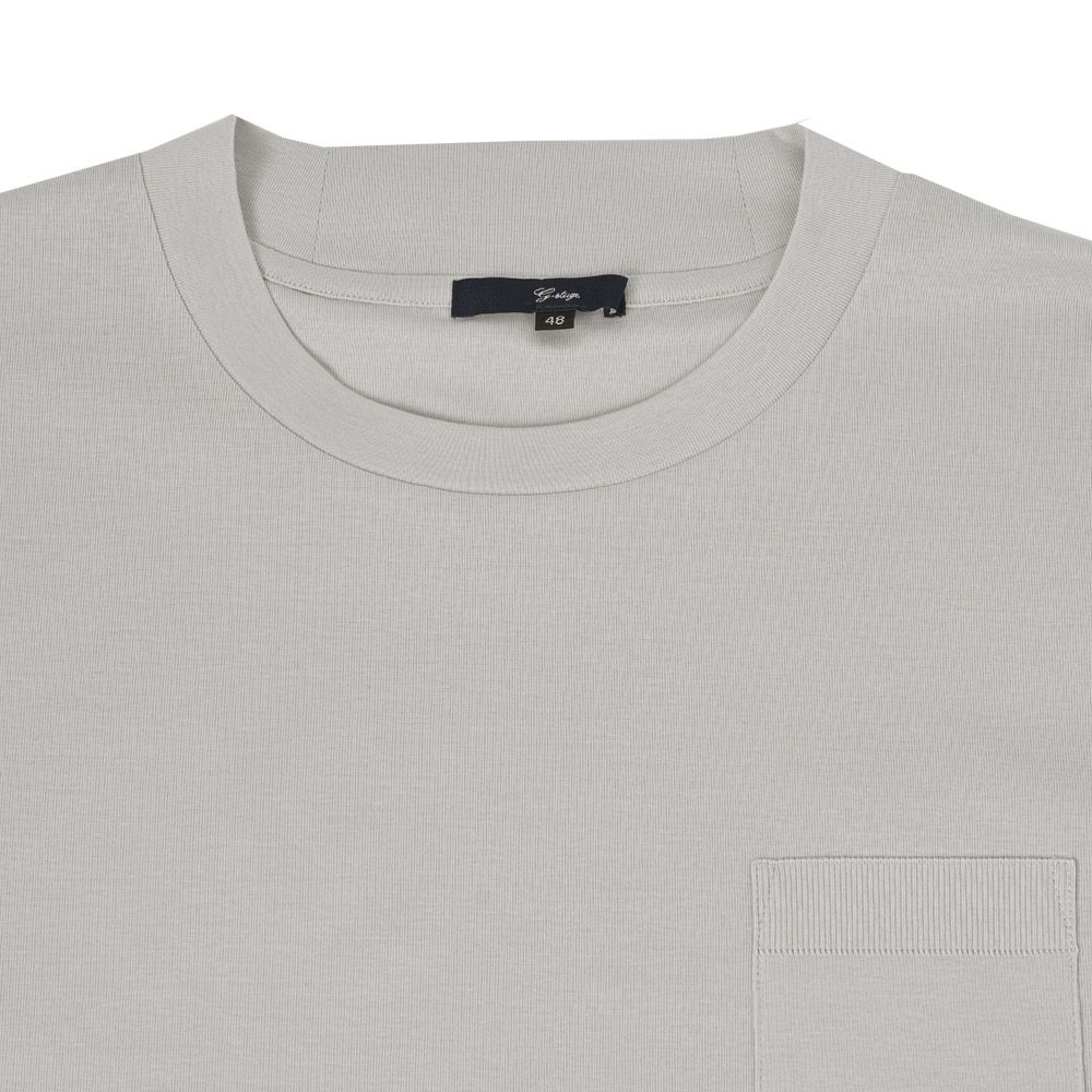 リブスタートシルケットクルーネックTシャツ | ブラック | メンズ