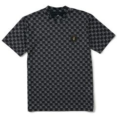 MONOGRAM MOCK | モックネックTシャツ | ブラック | メンズ | ゴルフウェア