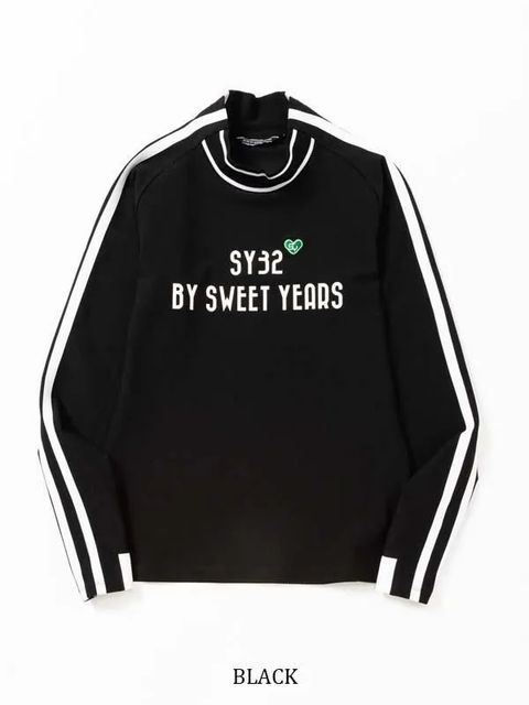 BLOCK JQ TRICOT L/S MOCK | モックネックシャツ | ブラック | レディース | ゴルフウェア