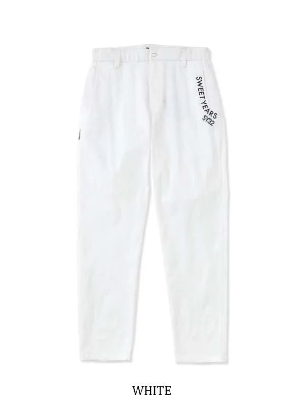 BACK EMBOSS LONG PANTS | ロングパンツ | ホワイト | メンズ | ゴルフウェア