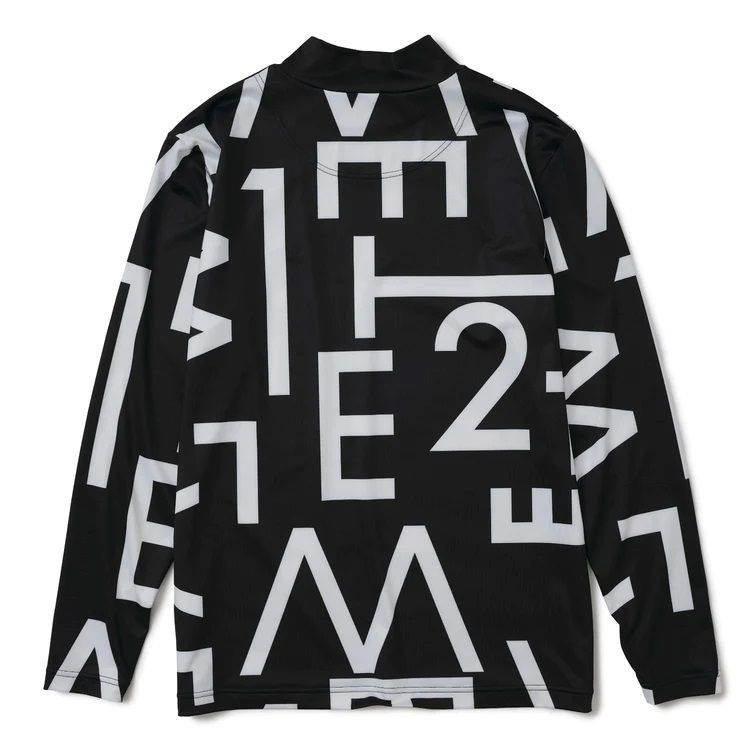MIHA MOCK | モックネック | Tシャツ | ブラック | メンズ | ゴルフウェア